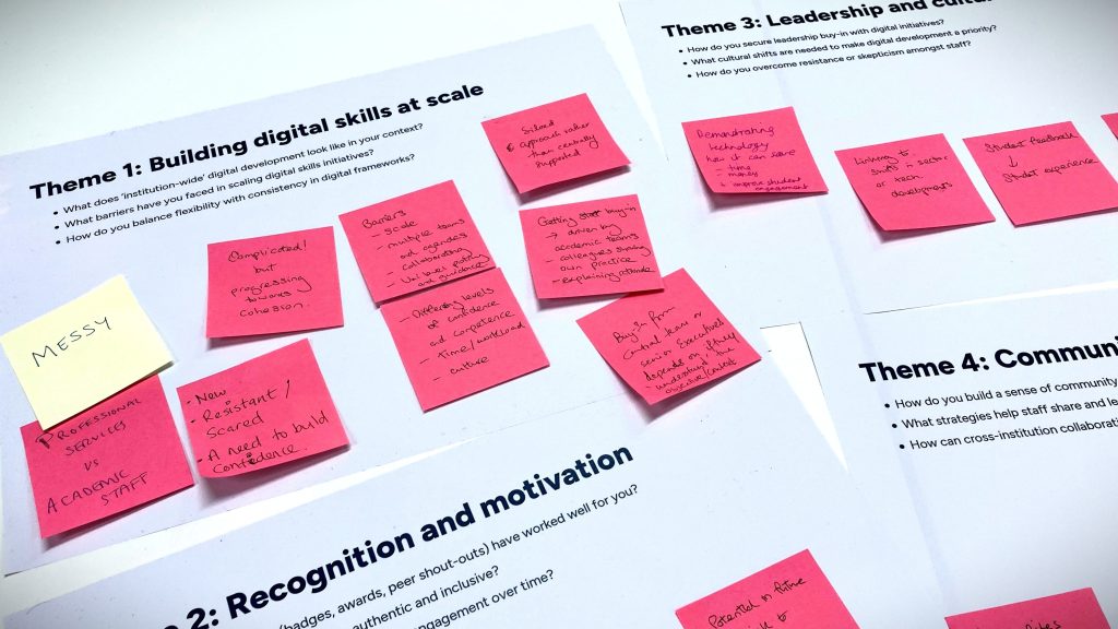 Delegate worksheets