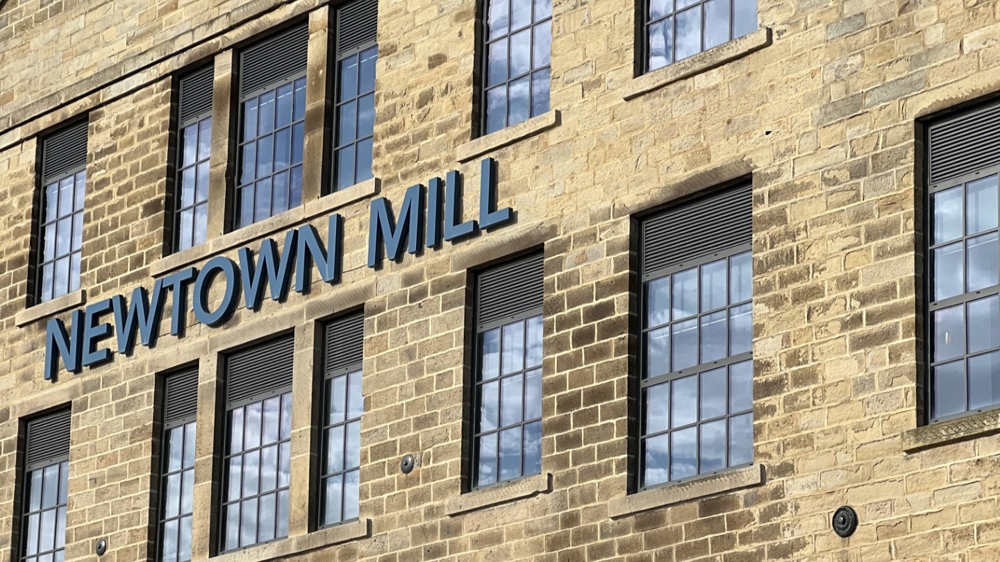 Image of the Newton Mill building which hosted the POwered by people event in Burnley, 30 June 2026